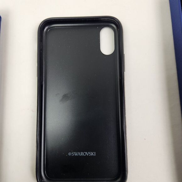 Swarovski Crystal Black Glam Jeweled Smartphone Case Cover iPhone XR - Picture 3 of 6